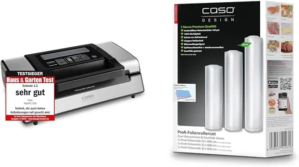 Caso 1409 FastVac 500 Gewerbevakuumierer - Edelstahl