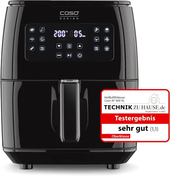 CASO AF 600 XL - große Heißluftfritteuse mit 6L
