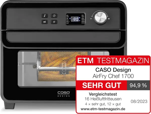 CASO AirFry Chef 1700 - Design Heissluftfritteuse