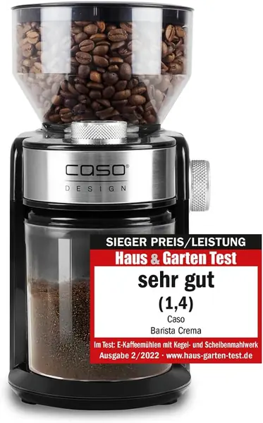 CASO Barista Crema - Elektrische Design- Kaffeemühle