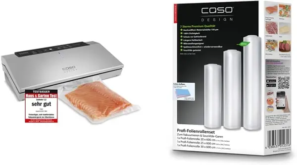 CASO GourmetVAC 380 - Vakuumierer Mit Doppelter