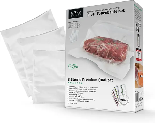 CASO Profi- Folienbeutel Set 5/40 St. 16x23 cm
