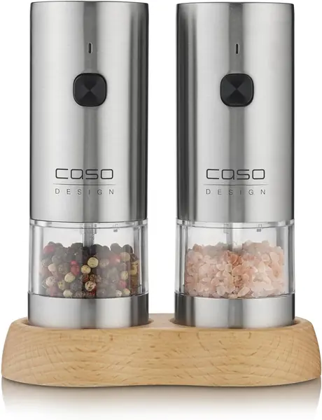 CASO SpiceDuo Elektrische Salz- & Pfeffermühle Set