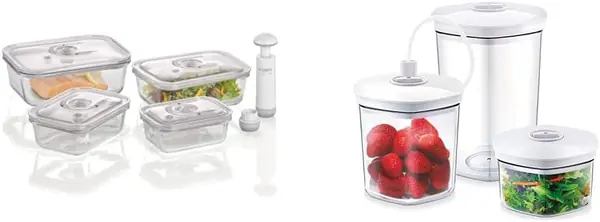 Caso VacuBoxx E-Set - 4 extrem stabile eckige