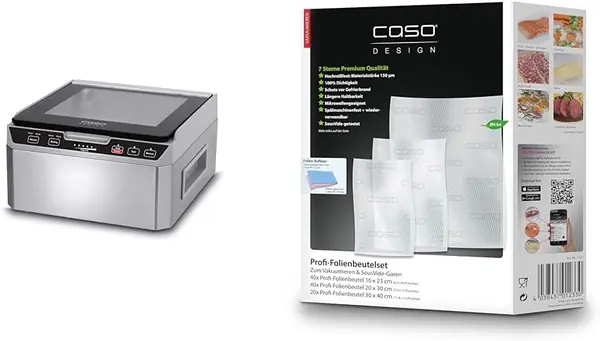 Caso VacuChef 40 - Kammervakuumierer aus Edelstahl