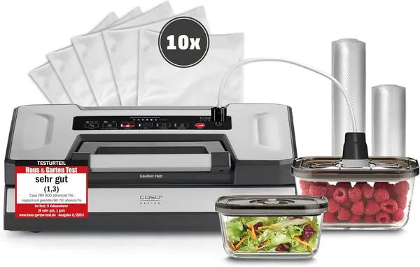 CASO VRH 800 Advanced Pro Vakuumierer – Flüssigkeiten