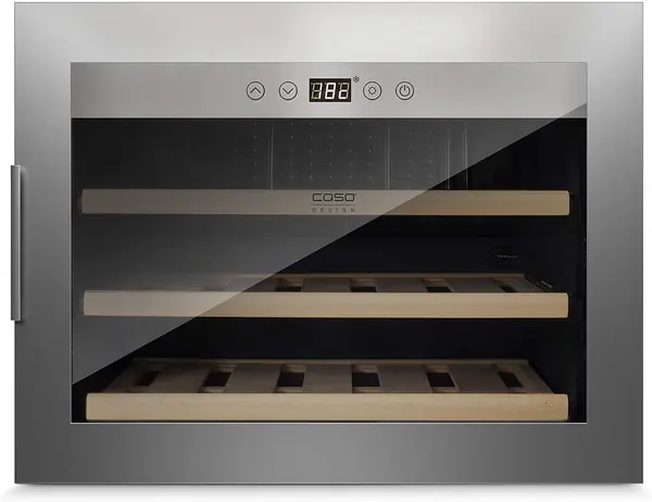 Caso WineSafe 18 EB Inox - Weinkühlschrank für 18 Flasche
